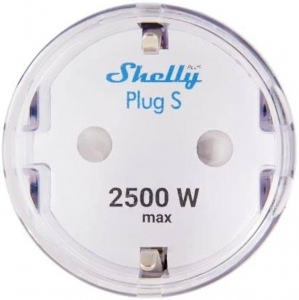 Shelly Plus Plug S Wi-Fi-s okoskonnektor fogyasztásmérővel fehér 5db (ALL-PROMO-PLUSS-5PACK)