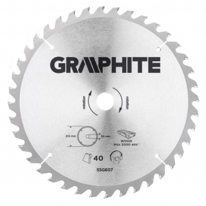 Graphite körfűrészlap átmérő: 315mm (55H607)