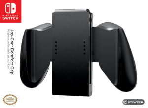 PowerA Nintendo Switch Joy-Con Comfort Grip kontroller markolat fekete (1501064-01)
