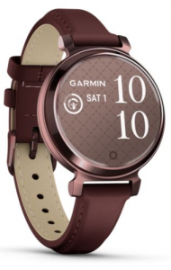 Garmin Lily 2 Classic okosóra sötétbronz, szeder tok és bőrszíj (010-02839-03)