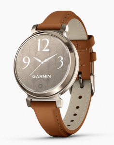 Garmin Lily 2 Classic okosóra krémarany, világosbarnatok és bőrszíj (010-02839-02)