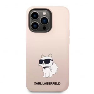 Karl Lagerfeld Apple iPhone 14 Pro tok rózsaszín (KLHCP14LSNCHBCP )