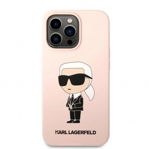 Karl Lagerfeld Apple iPhone 13 Pro  tok rózsaszín (KLHCP13LSNIKBCP)