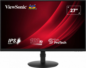 27" ViewSonic VG2708A-MHD LCD monitor fekete