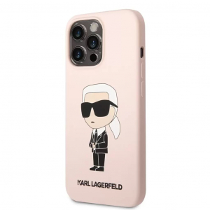 Karl Lagerfeld Apple iPhone 13 Pro  tok rózsaszín (KLHCP13LSNIKBCP)