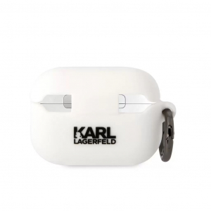 Karl Lagerfeld Airpods Pro tok fehér (KLAP2RUNCHH)