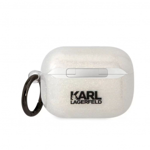 Karl Lagerfeld Airpods Pro tok fehér (KLAPHNKCTGT)