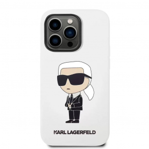 Karl Lagerfeld Apple iPhone 14 Pro Max tok fehér (KLHCP14XSNIKBCH)