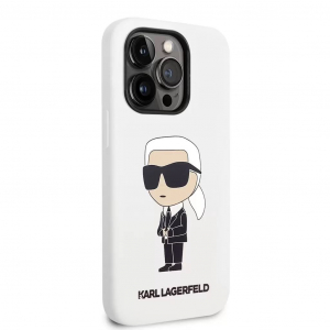 Karl Lagerfeld Apple iPhone 14 Pro Max tok fehér (KLHCP14XSNIKBCH)