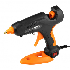 NEO Tools ragasztópisztoly 11mm átérőjű ragasztórúdhoz, kiegészítőkkel (17-100)