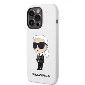 Karl Lagerfeld Apple iPhone 14 Pro Max tok fehér (KLHCP14XSNIKBCH)