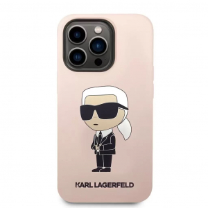 Karl Lagerfeld Apple iPhone 14 Pro tok rózsaszín (KLHCP14LSNIKBCP)