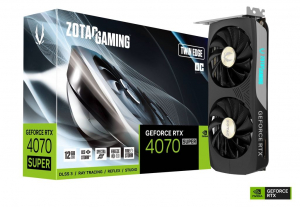 Zotac GeForce RTX 4070 SUPER 12GB Twin Edge OC videokártya (ZT-D40720H-10M)