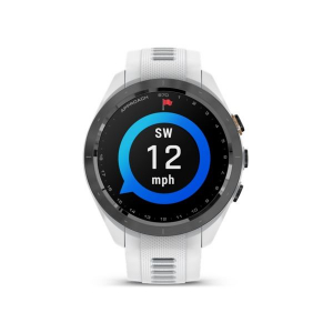 Garmin Approach S70 okosóra (42mm) fekete kerámia fehér szilikon szíjjal (010-02746-10)