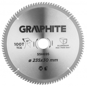 Graphite körfűrészlap átmérő: 235mm (55H695)