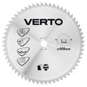 Verto körfűrészlap 60 fog, átmérője: 400mm (61H148)