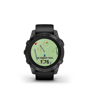 Garmin Epix Pro (Gen 2) okosóra 47 mm, szürke, fekete szilikon szíjjal (010-02803-01)