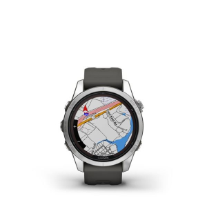 Garmin fenix 7S Pro – Solar Edition okosóra grafitszínű szíjjal (010-02776-01)