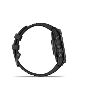 Garmin Epix Pro (Gen 2) okosóra 47 mm, szürke, fekete szilikon szíjjal (010-02803-01)