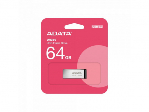 Pen Drive 64GB ADATA UR350 fekete USB3.2 (UR350-64G-RSR/BK)