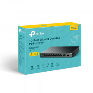 TP-Link LS1210GP 10 portos Gigabit switch