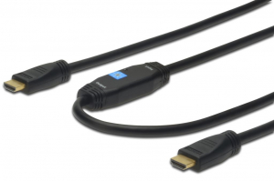 Digitus AK-330105-300-S High Speed HDMI kábel erősítővel M/M 30m