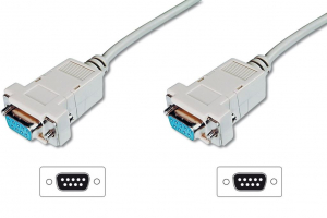 Digitus AK-610100-030-E null-modem 3m kábel