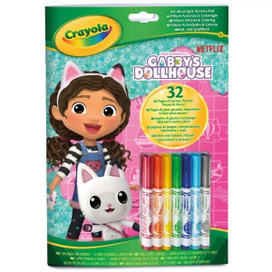 Crayola Color & Activity: Gabi babaháza foglalkoztató 7db filctollal (04-7024G)