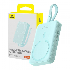 Baseus Magnetic Mini Powerbank 10000mAh 30W kék (P1002210B333-00)