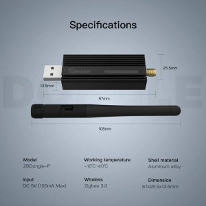 Sonoff ZigBee 3.0 USB Dongle-P (9888010100046)