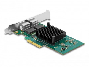 DeLock 89021 2x Gigabit PCIe h&aacute;l&oacute;zati k&aacute;rtya