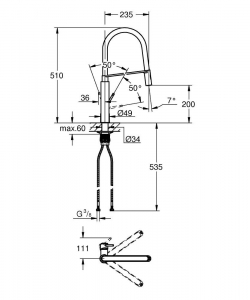 Grohe Viamo csaptelep króm (30433000)