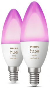Philips HUE Bridge EU + Philips HueWCA 4W B39 E14 EU 1p + Philips HueWCA 4W B39 E14 EU 2p