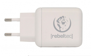 Rebeltec H200 Turbo USB-A - USB-C hálózati töltő fehér