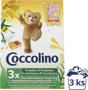 Coccolino Passion Fruit szekrény illatosító 3db (8720181047619)