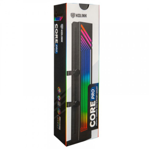 Kolink Core Pro alumínium Infinity Mirror GPU tartó fekete (COREPRO-VGA-S-INF)