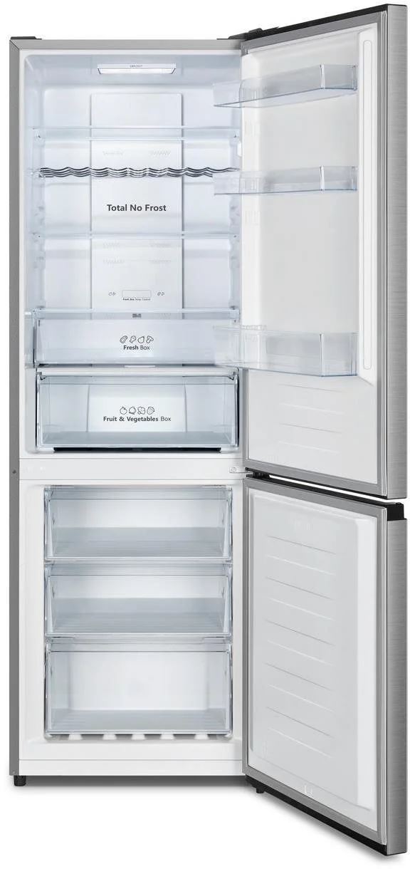 Hisense RB372N4CCD alulfagyasztós hűtőszekrény inox