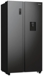 Hisense RS711N4WFE side by side hűtőszekrény sötétszürke