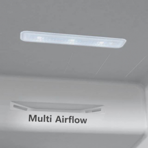 Hisense RS711N4WCD side by side hűtőszekr&eacute;ny inox