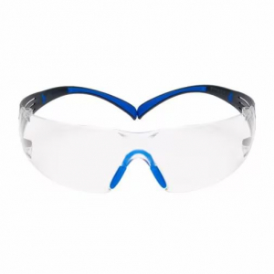3M SecureFit SF401SGAF-BLU védőszemüveg, párásodásmentes, karcálló, kék-szürke