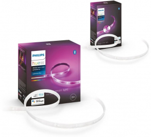 Philips Hue LightStrip Plus v4 LED szalag 2m + hosszabbító (PHL21076set22)