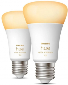 Philips Hue LED fényforrás E27 8W 2db/cs (929002468404)