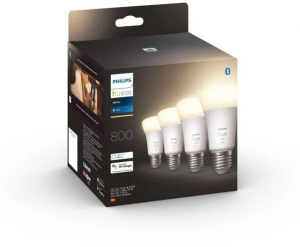 Philips Hue LED f&eacute;nyforr&aacute;s E27 9W 4db/cs (929001821625)