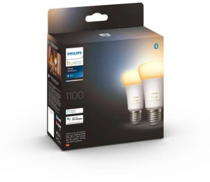Philips Hue LED fényforrás E27 8W 2db/cs (929002468404)