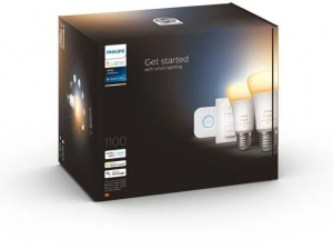 Philips Hue LED fényforrás E27 8W kezdőcsomag (929002468406)