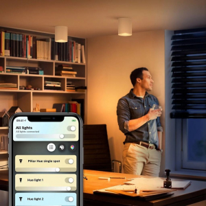 Philips Hue White Ambiance Pillar mennyezeti lámpa fehér (929003046701)