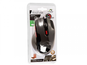 Tracer Gamezone Scout optikai egér fekete USB (TRAMYS44246)