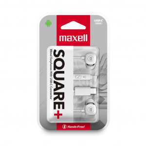 Maxell Square+ fülhallgató USB-C csatlakozóval fehér (52041WH)