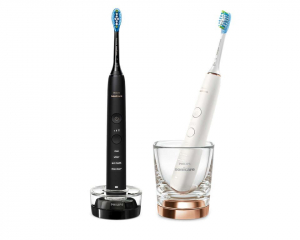 Philips HX9914/57 Sonicare DiamondClean 9000 szónikus elektromos fogkefe dupla csomag fekete és aranyrózsa színű