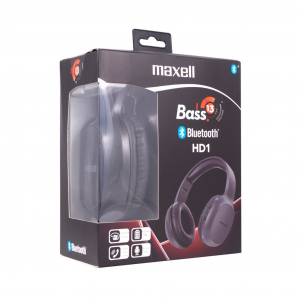 Maxell BASS13 HD1 Bluetooth fejhallgató fekete (52044BK)